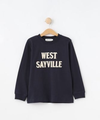 【SALE】DESSIN (Baby & Kids)/デッサン (キッズ）ロゴアップリケロングスリーブTシャツ(2002419016) アオ094 トップス【三越伊勢丹/公式】