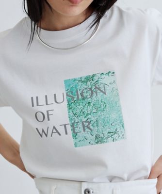 ＩＬＬＵＳＩＯＮ　ｏｆ　ＷＡＴＥＲ　プリントＴシャツ（２００２４１９０１７）