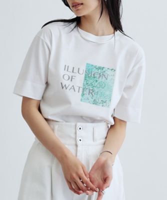 ＩＬＬＵＳＩＯＮ　ｏｆ　ＷＡＴＥＲ　プリントＴシャツ（２００２４１９０１７）