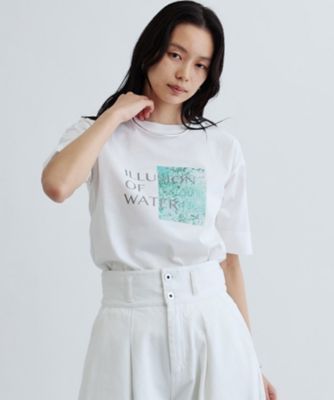ＩＬＬＵＳＩＯＮ　ｏｆ　ＷＡＴＥＲ　プリントＴシャツ（２００２４１９０１７）