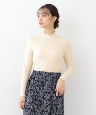 ＜LAURA ASHLEY＞【定番人気トップス】メロウエラスティックタートル（２００２４１９０４８）