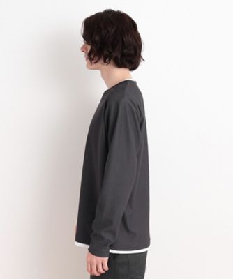 バスケット編みキーネックＴシャツ（２００２４１９１６４）