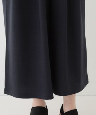 【洗える／Ｓ－ＬＬ／洗濯後しわになりにくい】低身長さんにもおすすめ　麻調ガウチョパンツ（２００２４１９２７５）