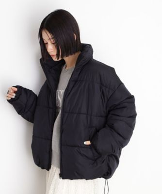 BeBe タフタ裏ファー中綿ブルゾン タグ付き新品未使用 撥水加工】タフタ裏ファー中綿ブルゾン(80~150cm)(80cm ネイビー