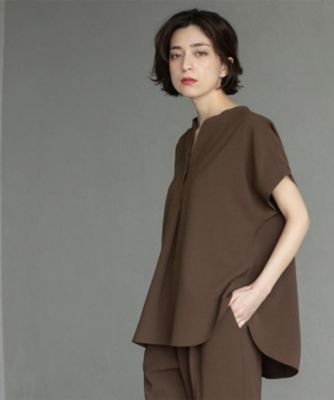 《７色展開／ＳＳ－ＬＬサイズ》ストレッチスキッパーブラウス／セットアップ対応【洗濯機洗い可／防シワ】（２００２４１９４６８）
