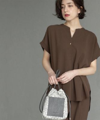 《７色展開／ＳＳ－ＬＬサイズ》ストレッチスキッパーブラウス／セットアップ対応【洗濯機洗い可／防シワ】（２００２４１９４６８）