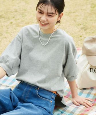 【３６０度可愛い・洗える】バックヘンリーカットソー（５分袖／ＸＳ～Ｌ）（２００２４１９６２８）