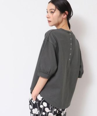 【３６０度可愛い・洗える】バックヘンリーカットソー（５分袖／ＸＳ～Ｌ）（２００２４１９６２８）