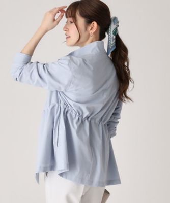 【洗える／裏地無し／スタンド衿】軽い着心地と着回し◎！ロングシーズン着られるブルゾン（２００２４１９７１３）