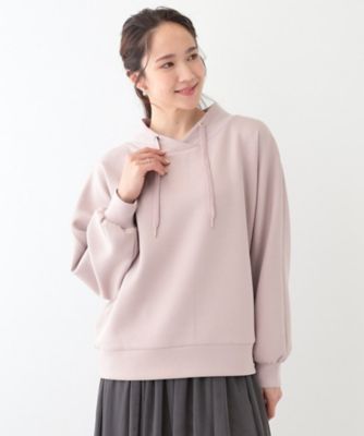 S－LL】なめらかタッチ もちさら抜け襟トップス