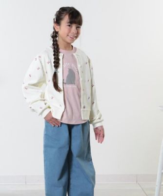 【１３０－１５０ｃｍ】リボン刺繍カーディガン（２００２４２２６９４）