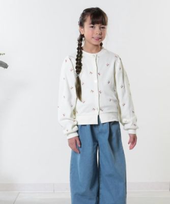 【１３０－１５０ｃｍ】リボン刺繍カーディガン（２００２４２２６９４）