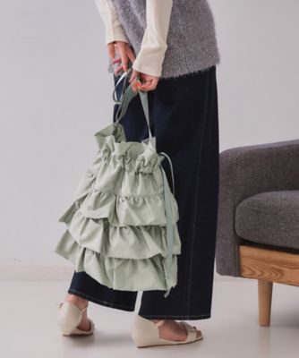 フィジカルドロップ シャーリング3段ティアードOP(ストライプ柄) フィジカルドロップ シャーリング3段ティアードOP(ストライプ柄