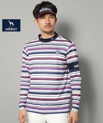 adabat/アダバット 【新レーベル ADABAT NAVY】UVカット/吸水速乾 マルチボーダープルオーバー(2002423736)
