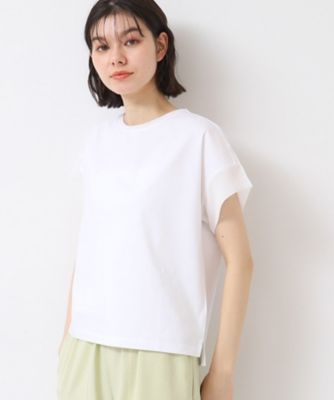 【シリーズ累計８万枚！選べる５サイズ／６色展開／洗える】美光沢カットソー＜オンにもオフにもちょうどいい＞（２００２４２３９１８）