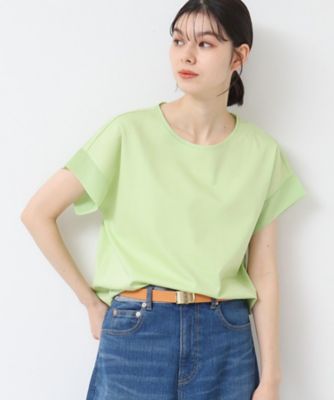 【シリーズ累計８万枚！選べる５サイズ／６色展開／洗える】美光沢カットソー＜オンにもオフにもちょうどいい＞（２００２４２３９１８）