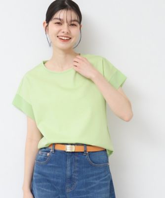 【シリーズ累計８万枚！選べる５サイズ／６色展開／洗える】美光沢カットソー＜オンにもオフにもちょうどいい＞（２００２４２３９１８）