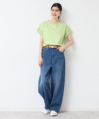 【シリーズ累計８万枚！選べる５サイズ／６色展開／洗える】美光沢カットソー＜オンにもオフにもちょうどいい＞（２００２４２３９１８）