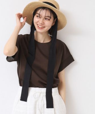 【シリーズ累計８万枚！選べる５サイズ／６色展開／洗える】美光沢カットソー＜オンにもオフにもちょうどいい＞（２００２４２３９１８）