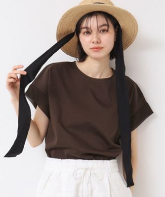 【シリーズ累計８万枚！選べる５サイズ／６色展開／洗える】美光沢カットソー＜オンにもオフにもちょうどいい＞（２００２４２３９１８）