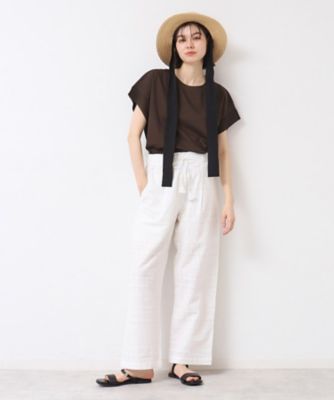 【シリーズ累計８万枚！選べる５サイズ／６色展開／洗える】美光沢カットソー＜オンにもオフにもちょうどいい＞（２００２４２３９１８）
