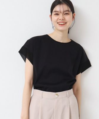 【シリーズ累計８万枚！選べる５サイズ／６色展開／洗える】美光沢カットソー＜オンにもオフにもちょうどいい＞（２００２４２３９１８）