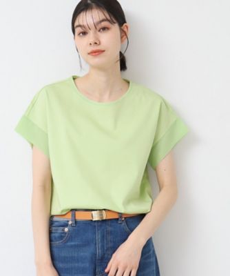 【シリーズ累計８万枚！選べる５サイズ／６色展開／洗える】美光沢カットソー＜オンにもオフにもちょうどいい＞（２００２４２３９１８）