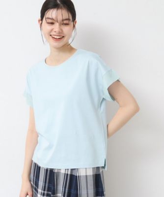【シリーズ累計８万枚！選べる５サイズ／６色展開／洗える】美光沢カットソー＜オンにもオフにもちょうどいい＞（２００２４２３９１８）