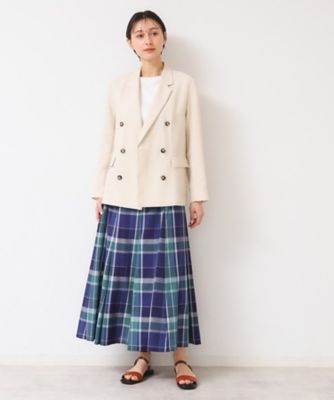 洗える】リネンライクダブルジャケット（S～L