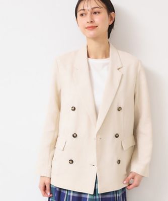 BEAUTY&YOUTH UNITED ARROWS リネンライク ダブルジャケット