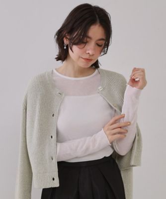 シアーリブカットソー【洗濯機洗い可】（2002424481