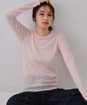 新品・タグ付き yoBIOTOP シアーリブカットソー ブラック 新品・タグ付き yoBIOTOP シアーリブカットソー ブラック