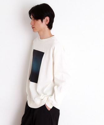 プリントリブ長袖Ｔシャツ（２００２４２４４８９）