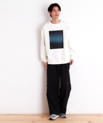 プリントリブ長袖Ｔシャツ（２００２４２４４８９）