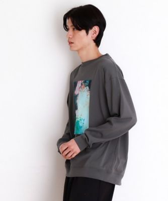 プリントリブ長袖Ｔシャツ（２００２４２４４８９）