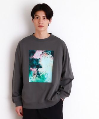 プリントリブ長袖Ｔシャツ（２００２４２４４８９）