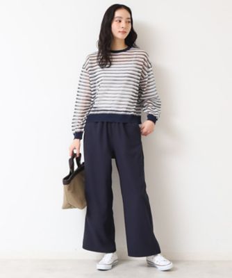 【ウエストゴム・洗える】ドロストリラックスパンツ（ＸＳ～Ｌ）（２００２４２４４９０）