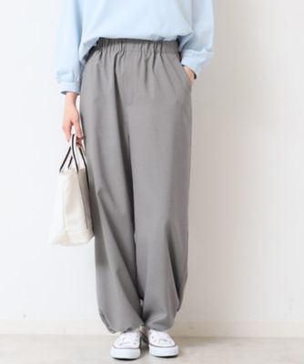 【ウエストゴム・洗える】裾ドロスト付きパンツ（Ｓ～Ｌ）（２００２４２４４９１）
