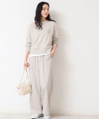 【ウエストゴム・洗える】裾ドロスト付きパンツ（Ｓ～Ｌ）（２００２４２４４９１）