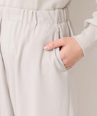 【ウエストゴム・洗える】裾ドロスト付きパンツ（Ｓ～Ｌ）（２００２４２４４９１）