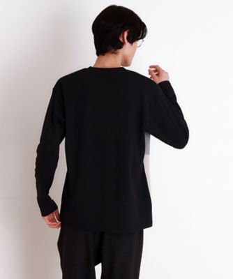パネルブロッキング長袖Ｔシャツ（２００２４２４５０８）