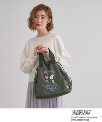 PEANUTS75th】ナイロン巾着トート（2002424699