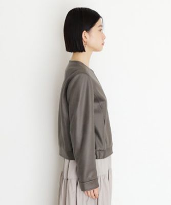 LASUD♡春使える！ノーカラーブルゾン♡新品　ライナー付 楽天市場】大きいサイズ レディース アウター | ダブルクロス