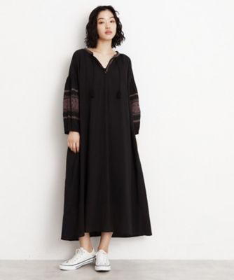 ＜THE SHOP TK (Women)＞刺繍ワンピース【洗濯機ＯＫ】（２００２４２４７２３）