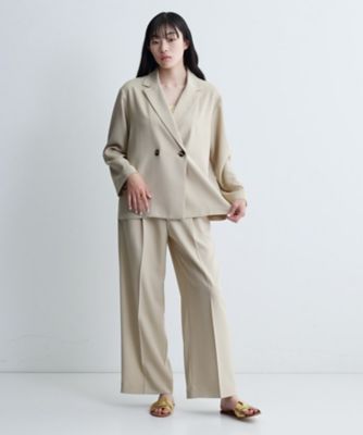 【接触冷感／セットアップ可】モードフィットダブルボタンジャケット【カセット服／オケージョン／通勤】（２００２４２４９１３）