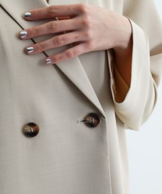 【接触冷感／セットアップ可】モードフィットダブルボタンジャケット【カセット服／オケージョン／通勤】（２００２４２４９１３）