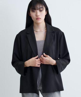 【接触冷感／セットアップ可】モードフィットダブルボタンジャケット【カセット服／オケージョン／通勤】（２００２４２４９１３）