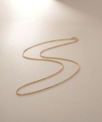 ＜COCOSHNIK (Women)＞Ｋ１０クリスクロスチェーン　ネックレス（２００２４２４９１９）