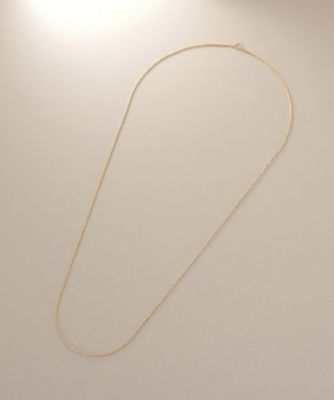 Ｋ１０クリスクロスチェーン　ネックレス（６０ｃｍ）（２００２４２４９２０）