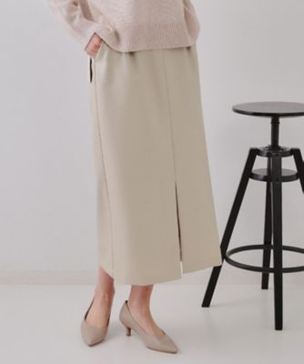 【SALE】OPAQUE.CLIP (Women)/オペークドットクリップ ラメナロースカート(2002424967) ベージュ651 ロングスカート【三越伊勢丹/公式】